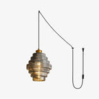 Luella Glass Plug In Pendant Lamp