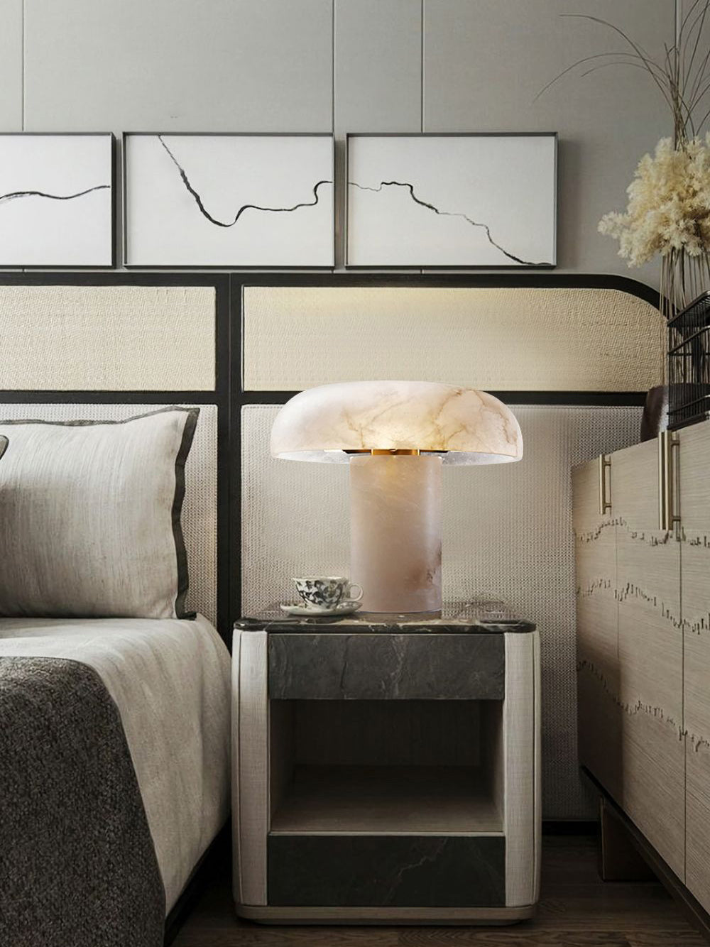 Marie Alabaster Table Lamp