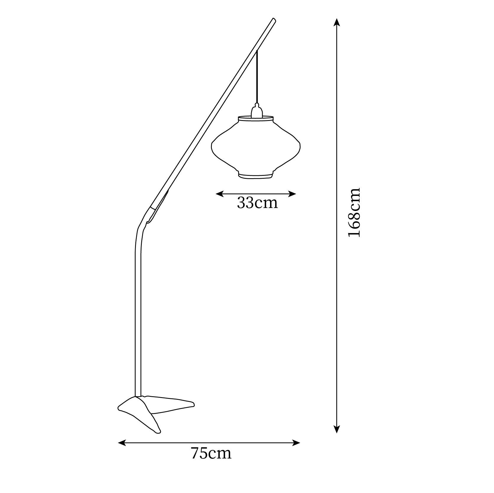 Matsusu Floor Lamp 29.5″ - 66″