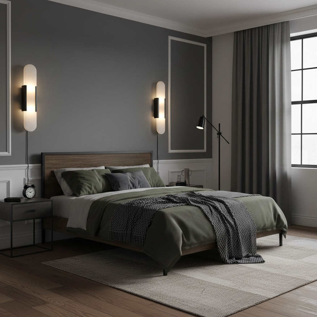 Melange Elongated Plug In Wall Lamp