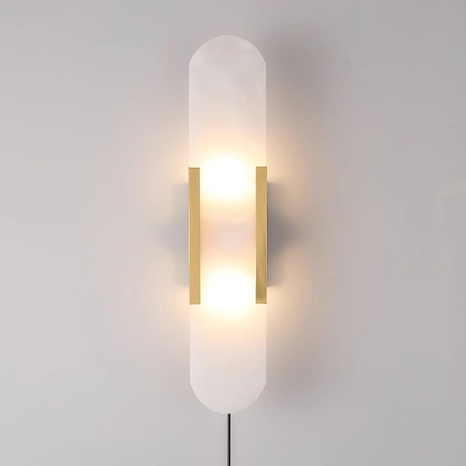 Melange Elongated Plug In Wall Lamp