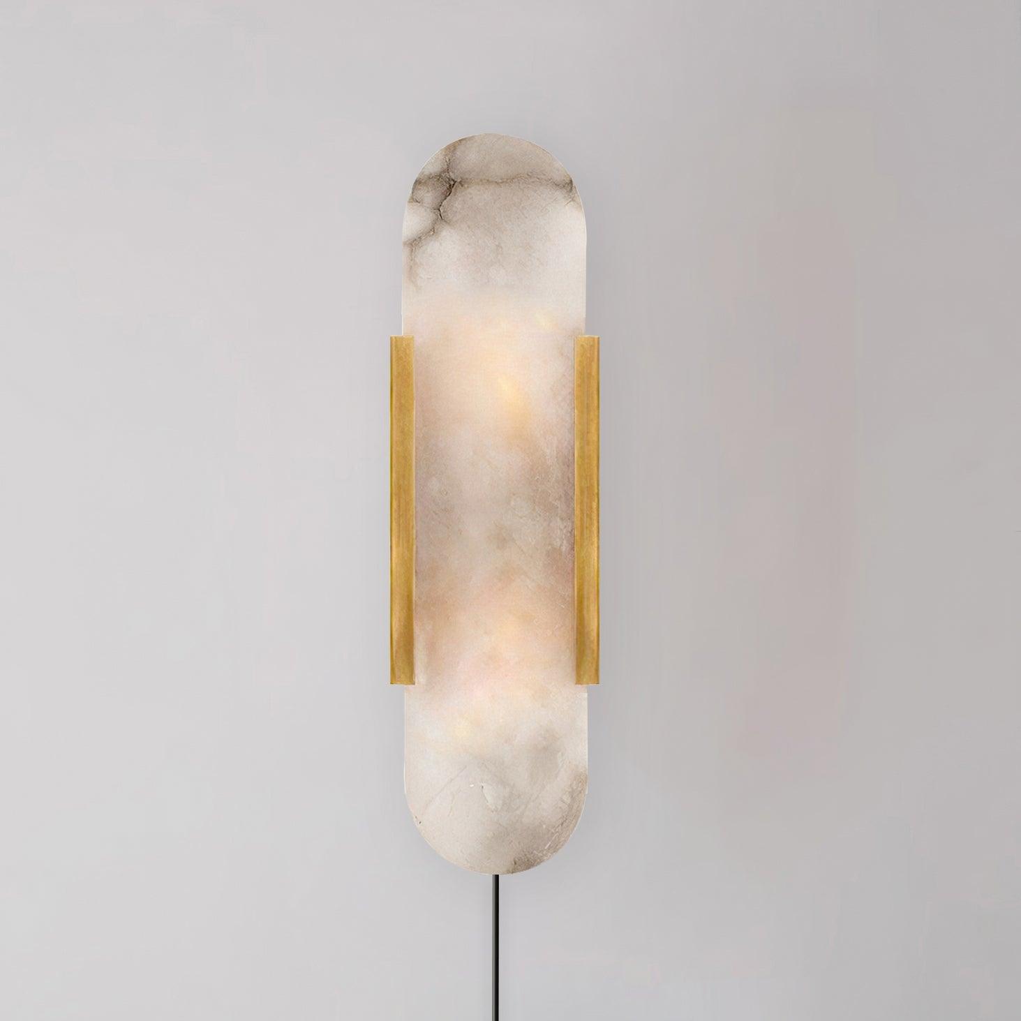 Melange Elongated Plug In Wall Lamp