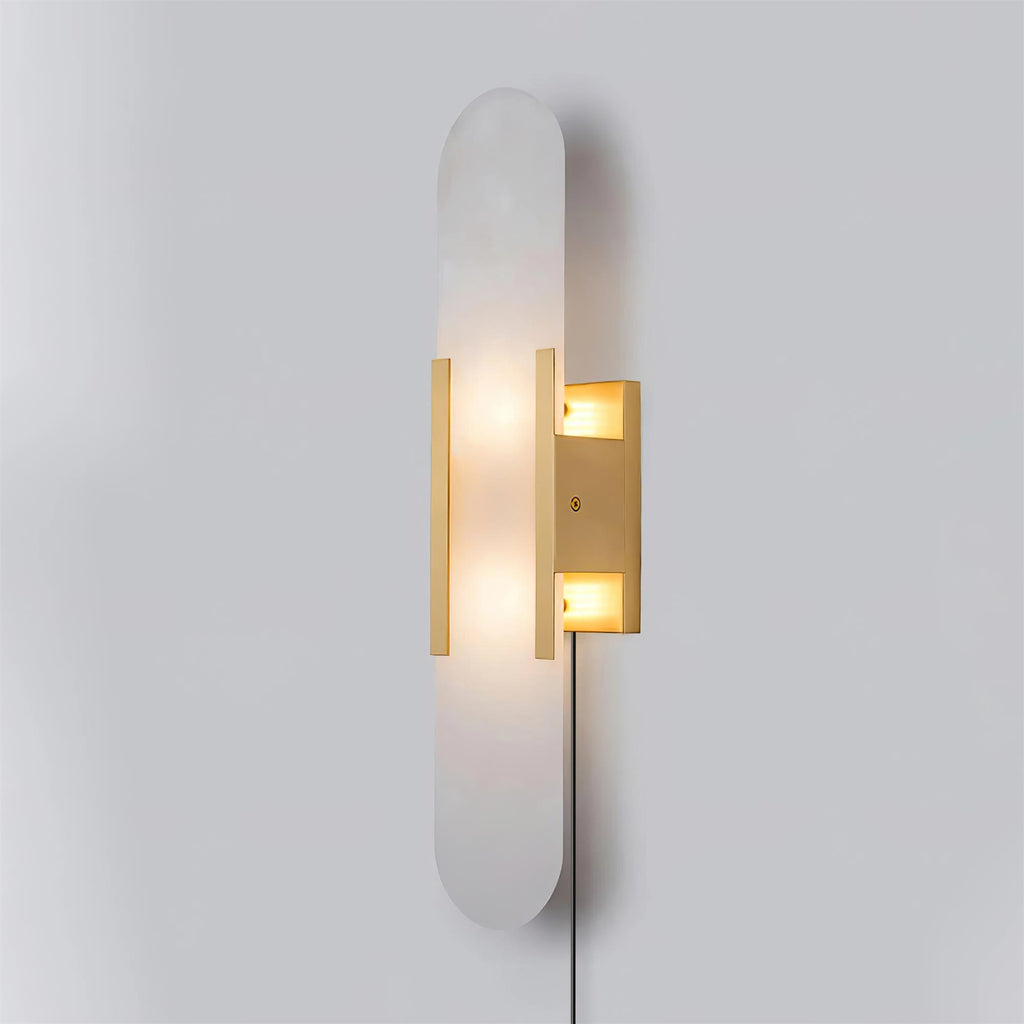 Melange Elongated Plug In Wall Lamp