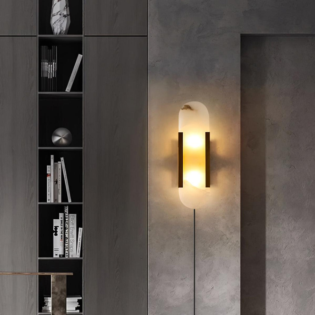 Melange Elongated Plug In Wall Lamp