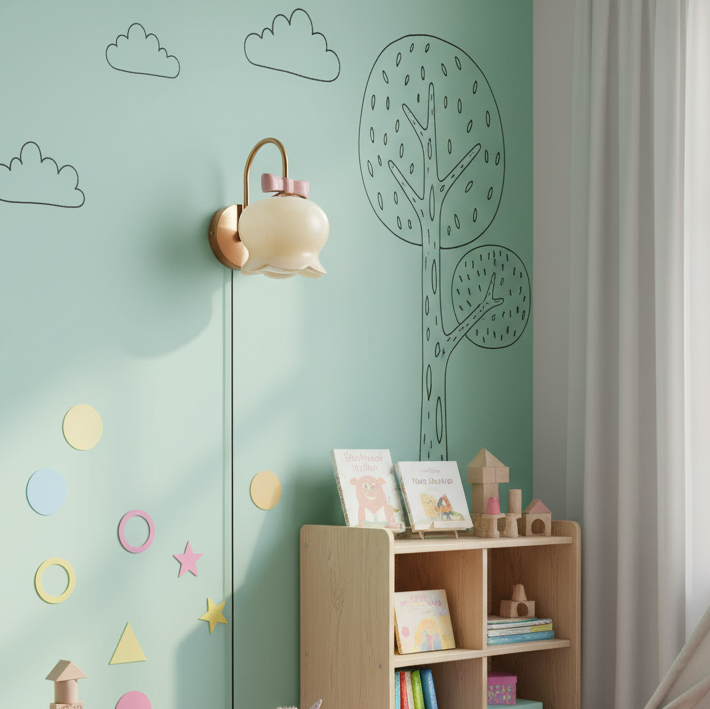 Millie Bells Plug In Wall Lamp