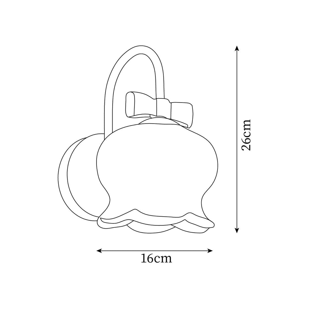 Millie Bells Plug In Wall Lamp