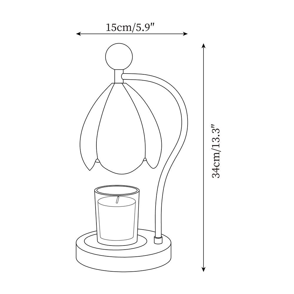 Mina Lily Candle Warmer Lamp