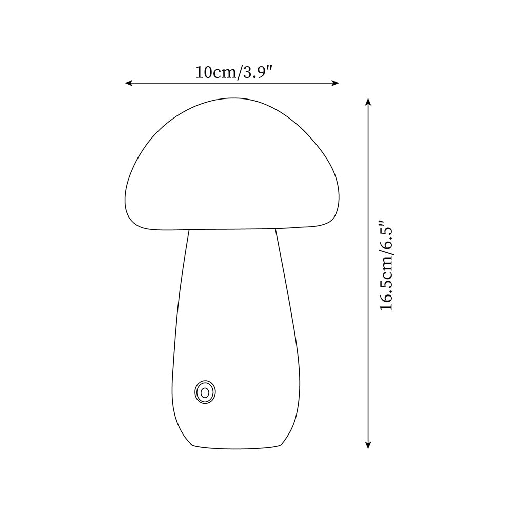 Mini Mushroom Table Lamp