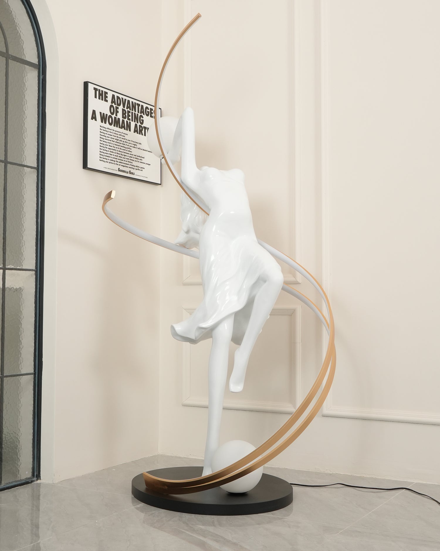 Misha Goddess Statue Floor Lamp