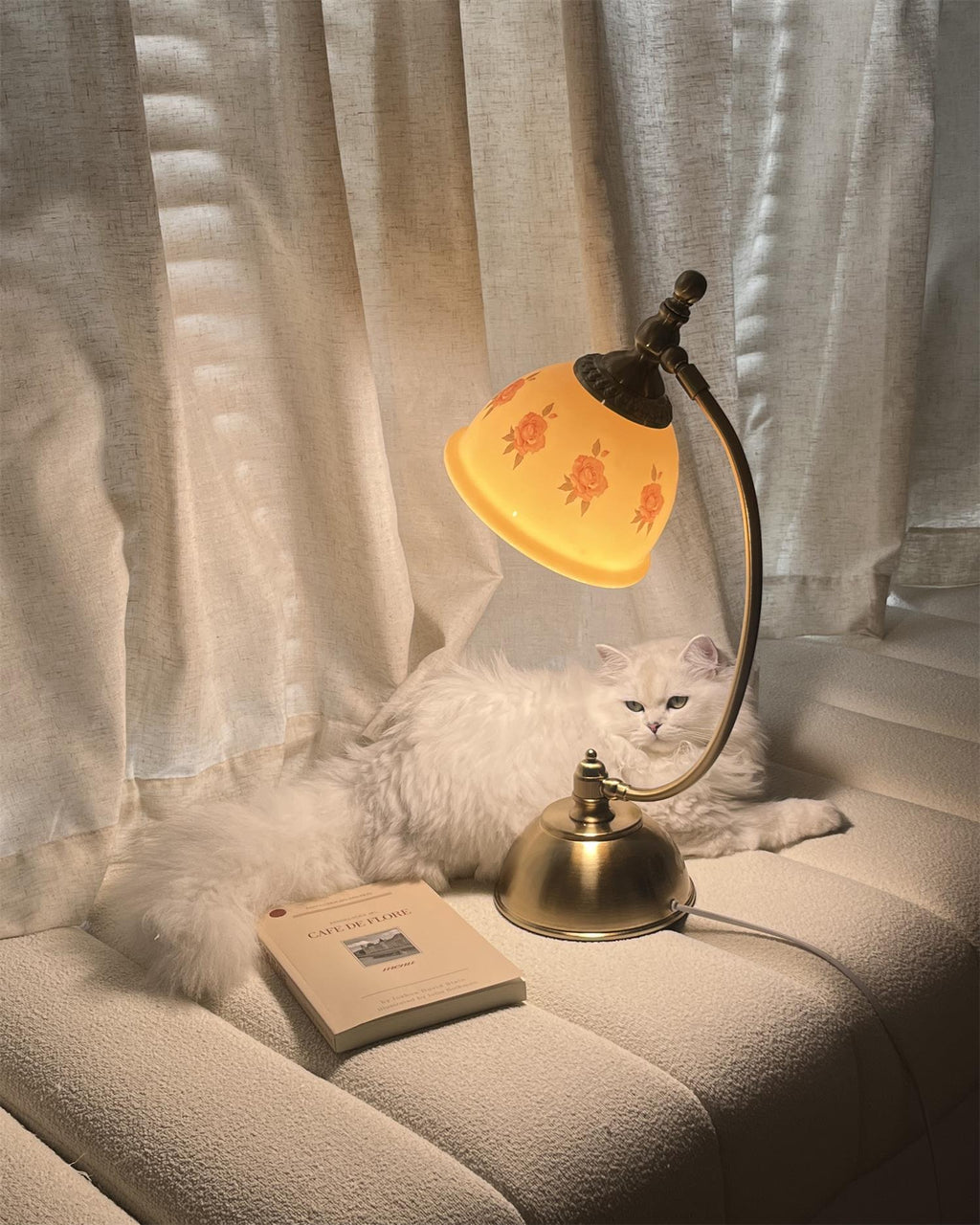 Mishya Floral Table Lamp