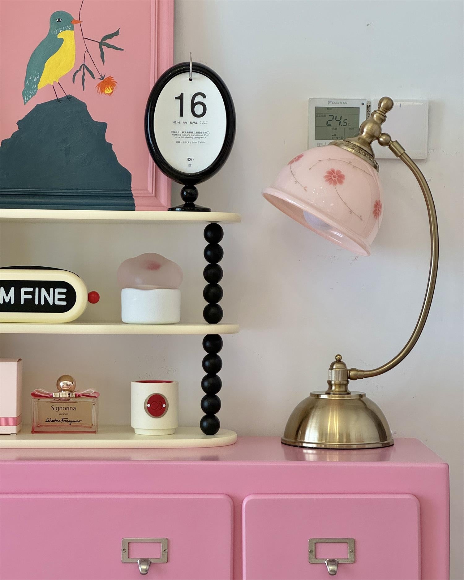 Mishya Floral Table Lamp