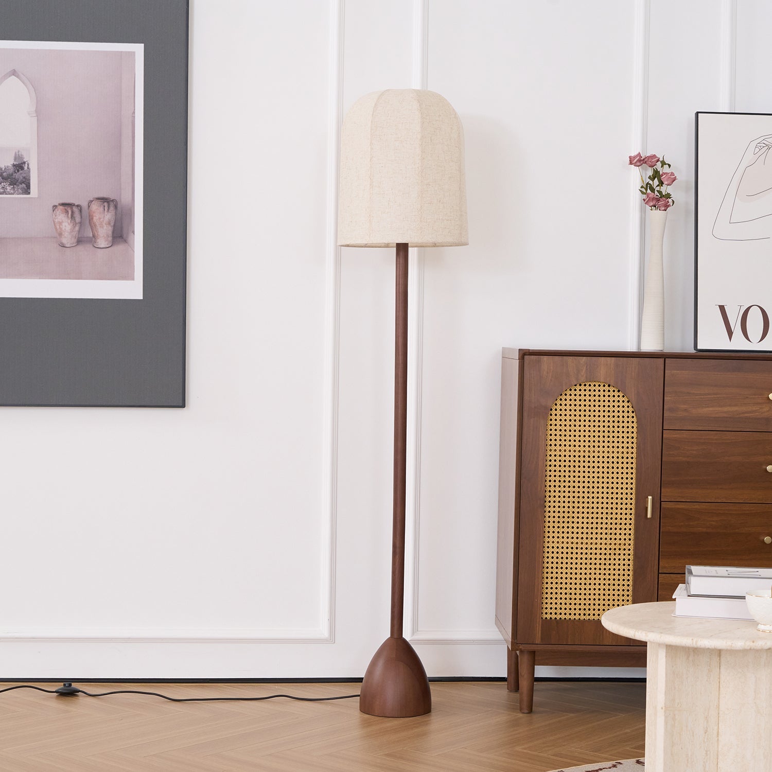 Moxie Wood Floor Lamp