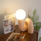 N Shape Glass Table Lamp