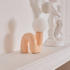 N Shape Glass Table Lamp