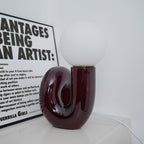 N Shape Glass Table Lamp