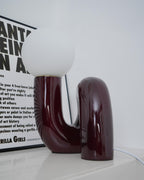 N Shape Glass Table Lamp