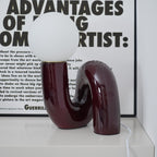 N Shape Glass Table Lamp