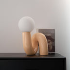 N Shape Glass Table Lamp