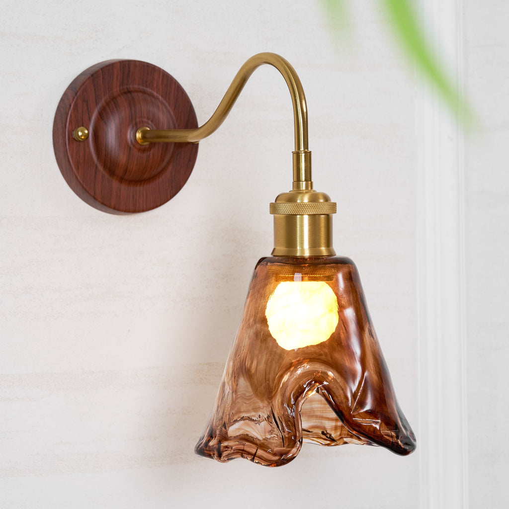 Nalia Amber Wall Lamp