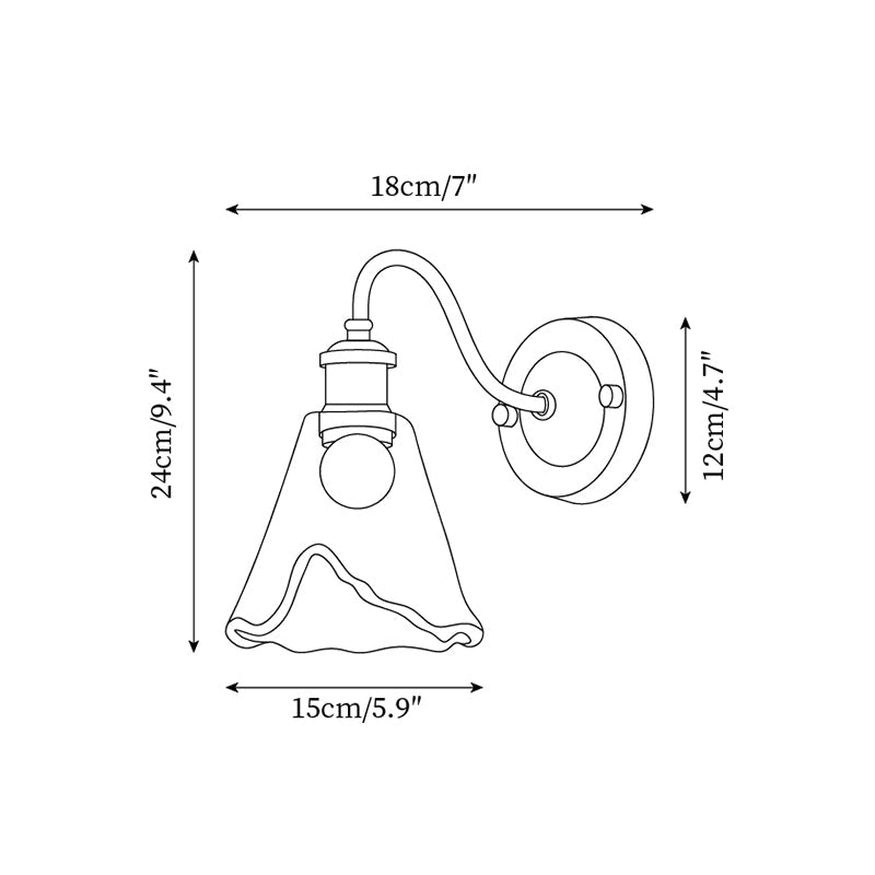 Nalia Amber Wall Lamp