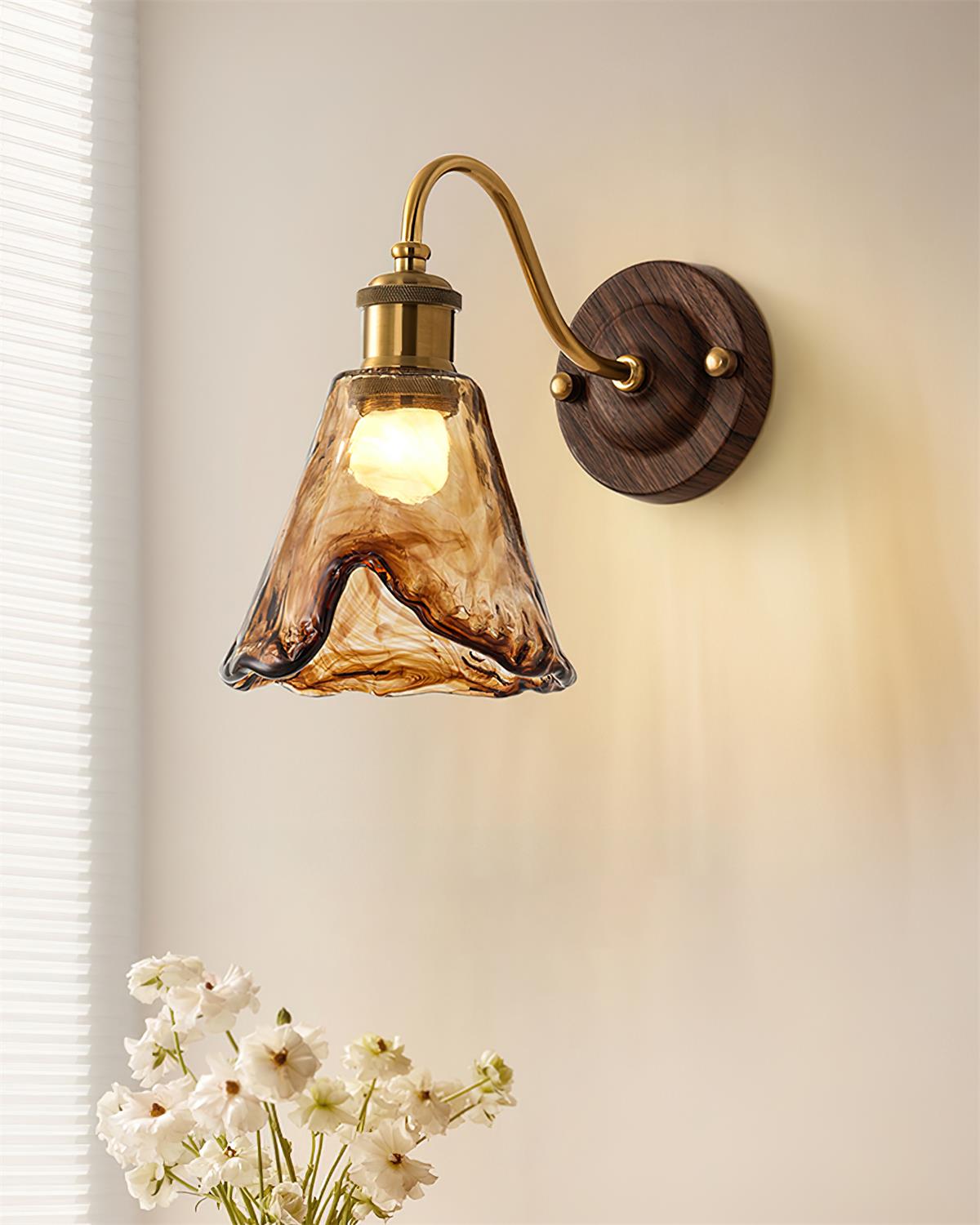 Nalia Amber Wall Lamp