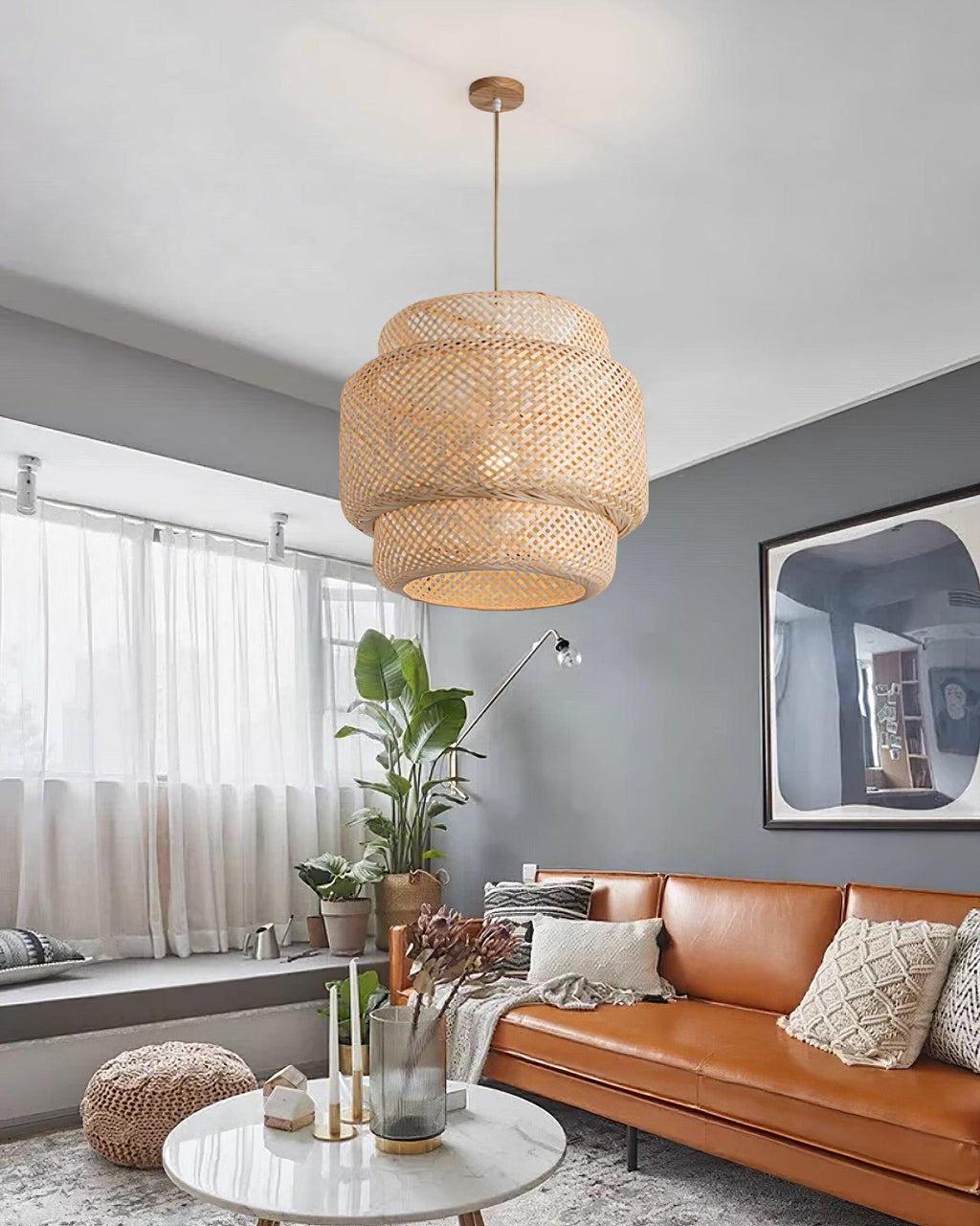 Natural Bamboo Pendant Lamp