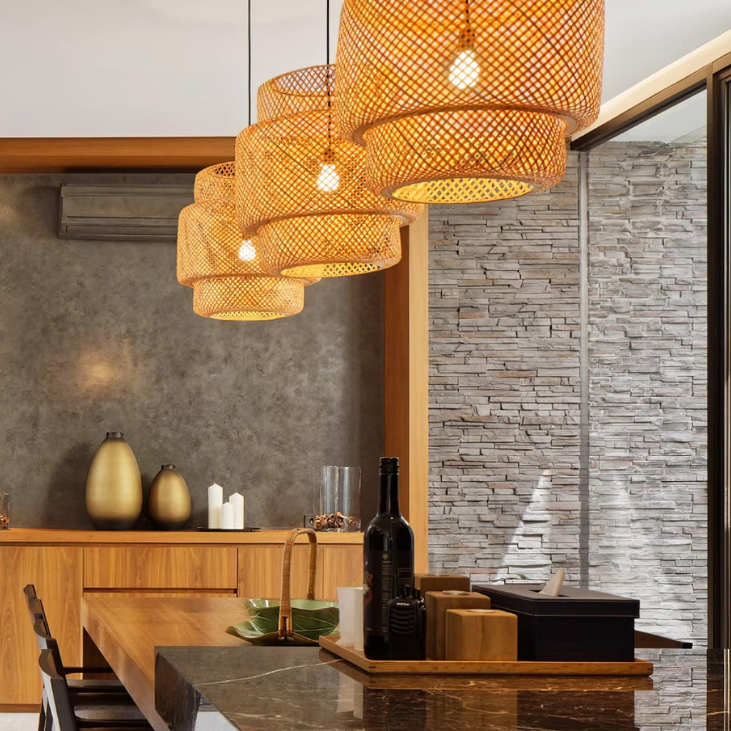 Natural Bamboo Pendant Lamp