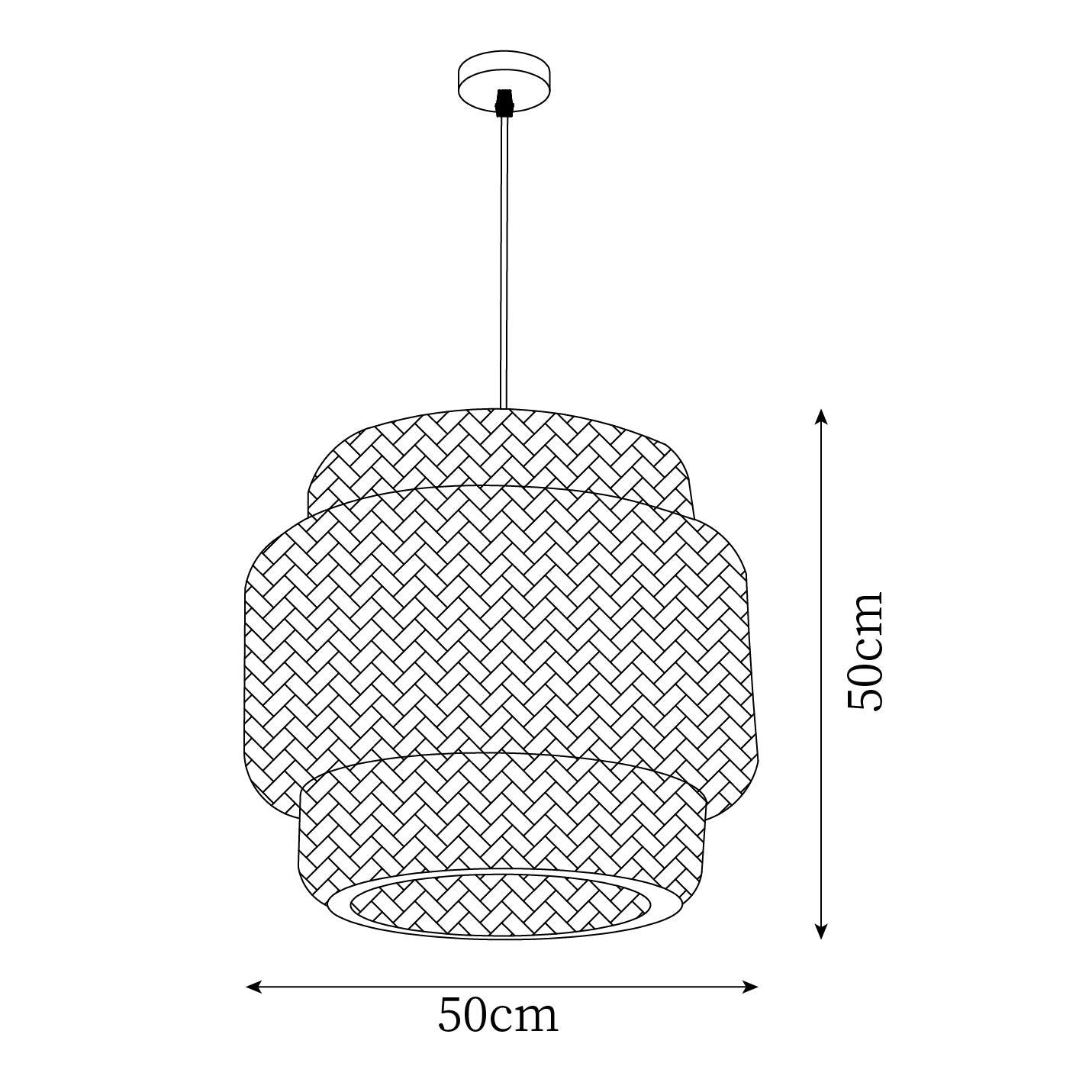 Natural Bamboo Pendant Lamp