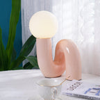 N Shape Glass Table Lamp