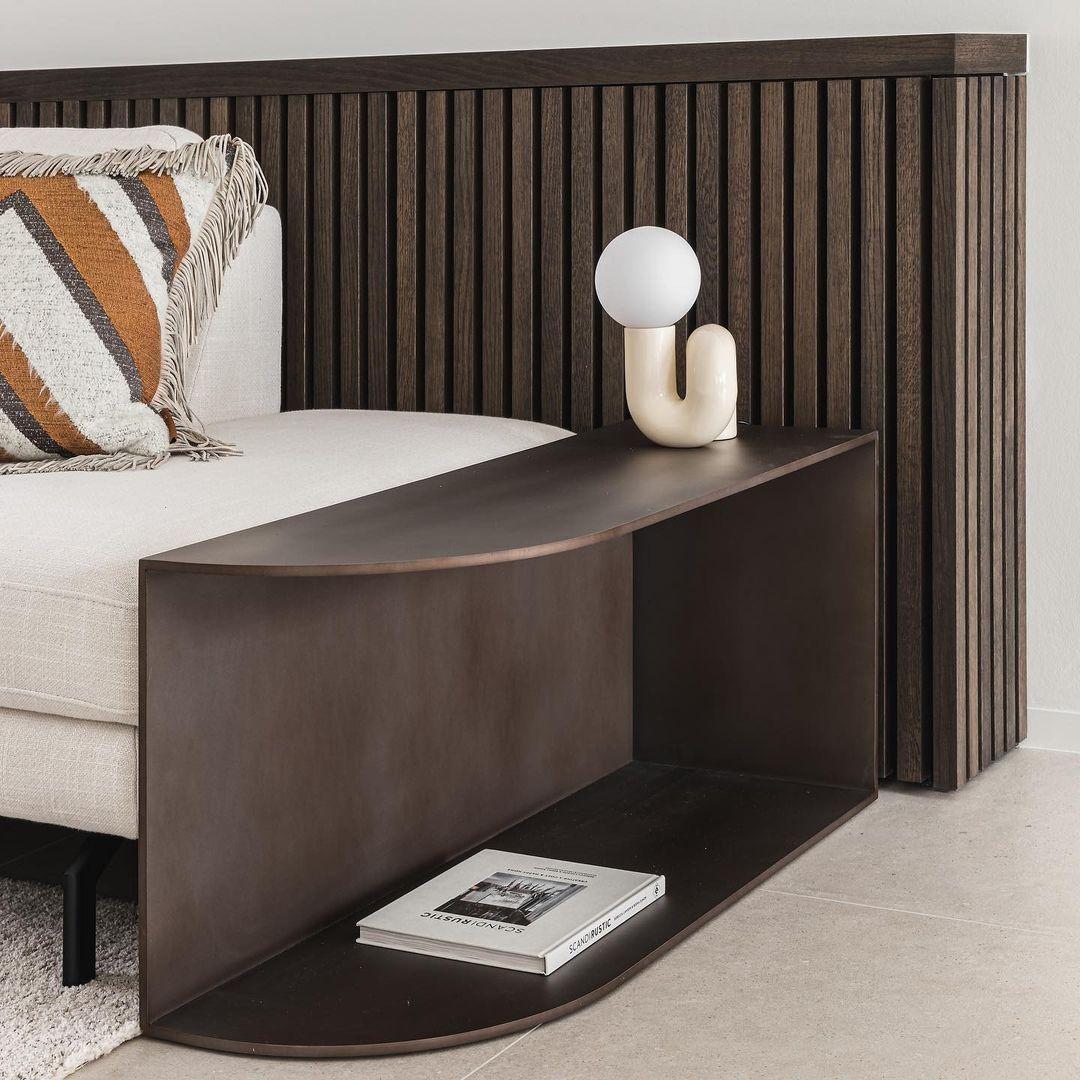 N Shape Glass Table Lamp