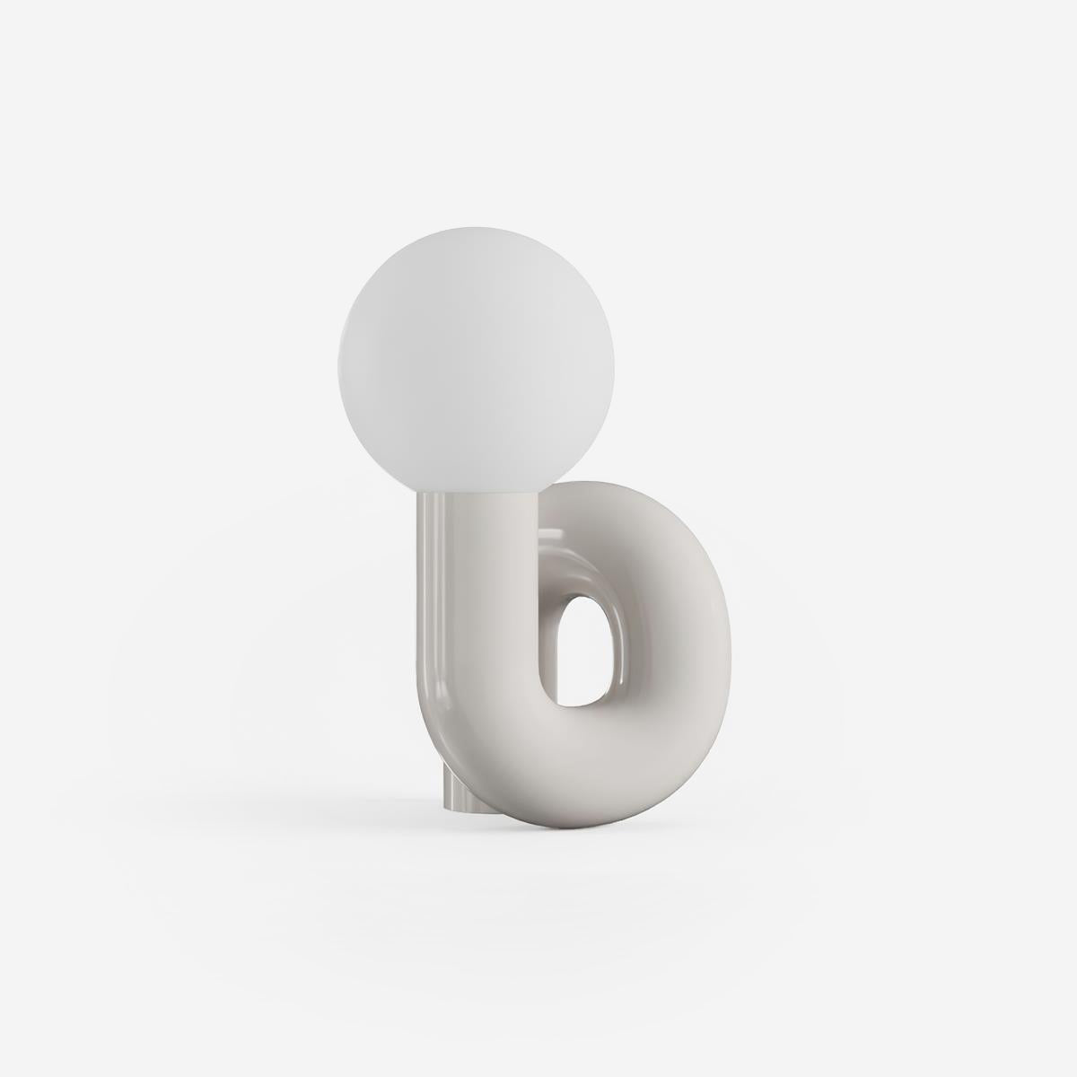 N Shape Glass Table Lamp