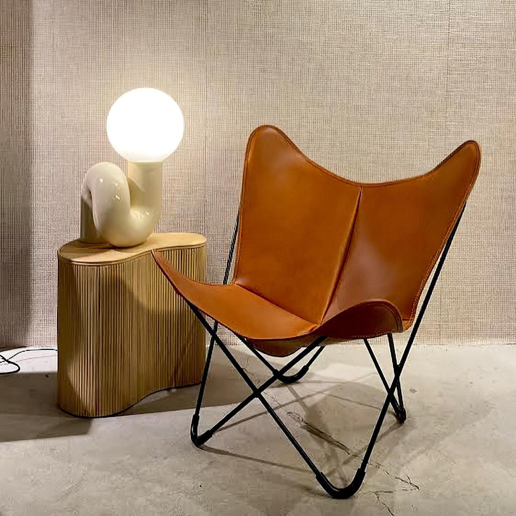 N Shape Glass Table Lamp