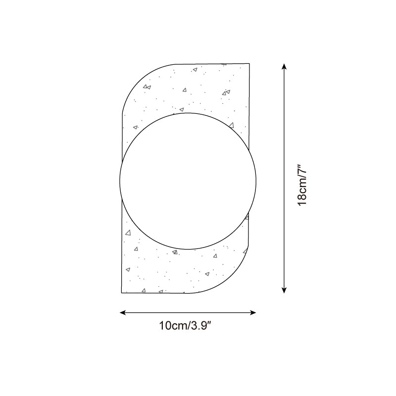 Neptune Travertine Wall Lamp