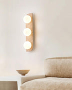 Neptune Travertine Plug In Wall Lamp
