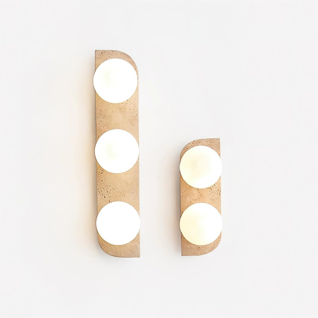 Neptune Travertine Wall Lamp