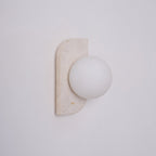 Neptune Travertine Wall Lamp