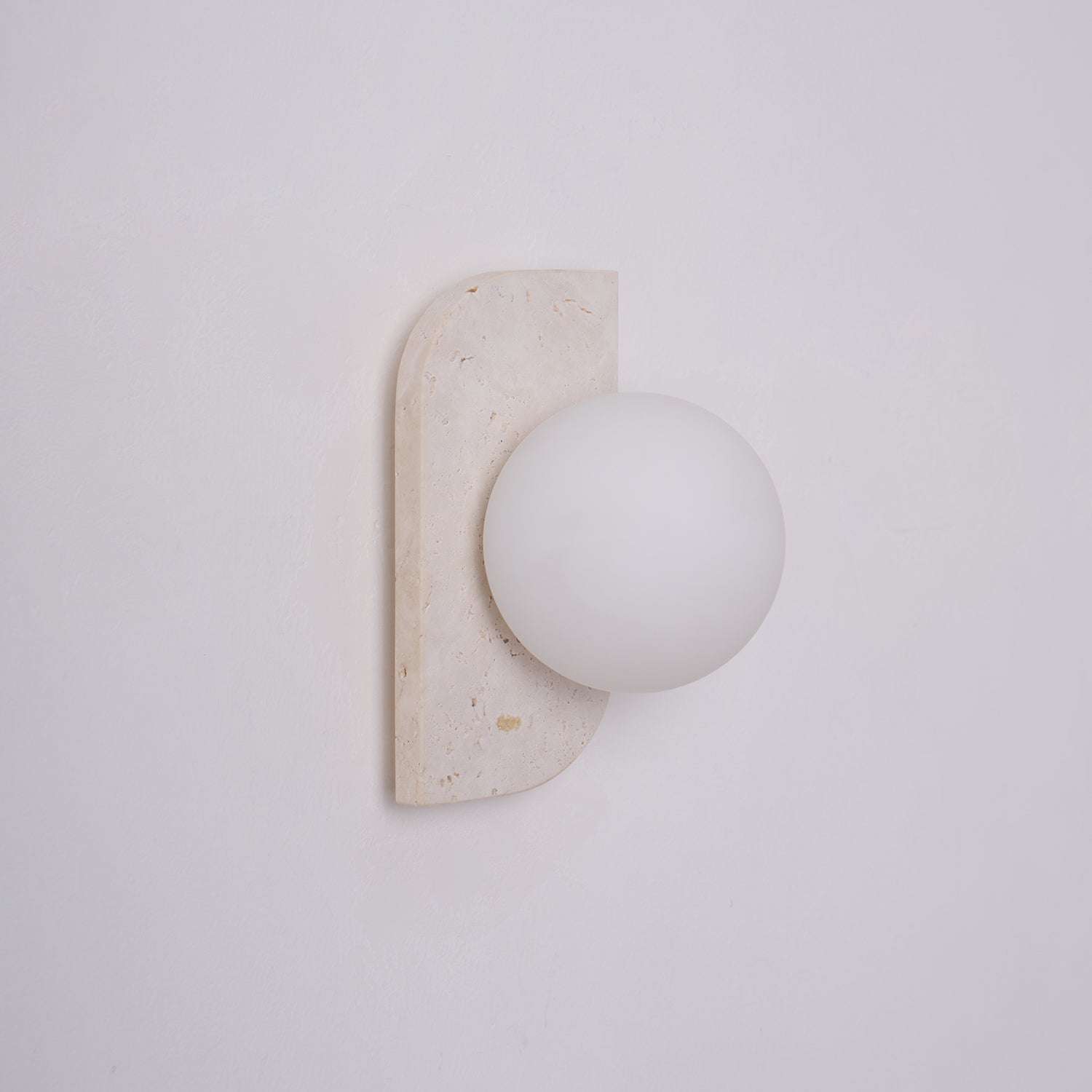 Neptune Travertine Wall Lamp