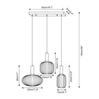 Nina Ribbed Pendant Lamp