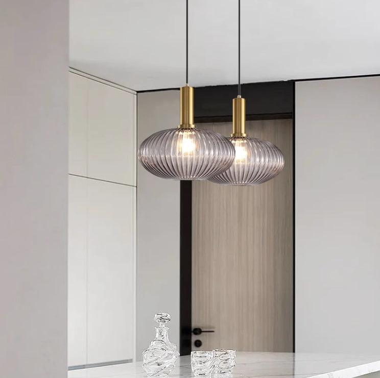 Nina Ribbed Pendant Lamp