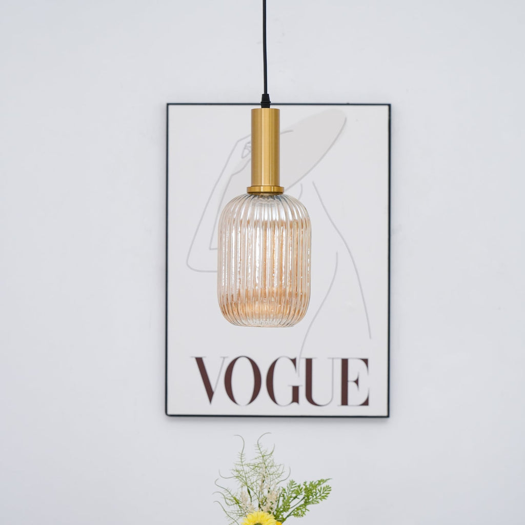 Nina Ribbed Pendant Lamp