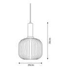 Nina Ribbed Pendant Lamp