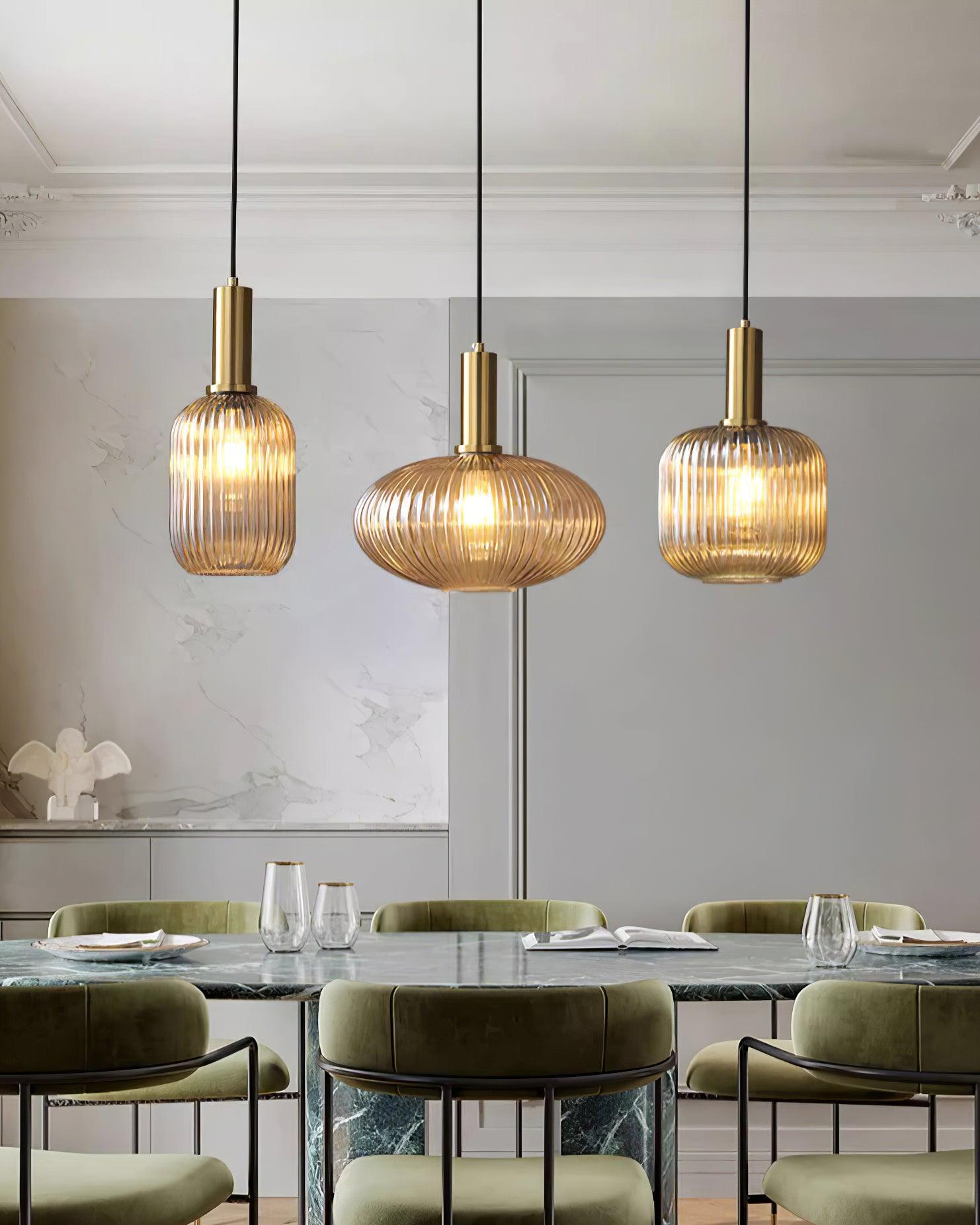 Nina Ribbed Pendant Lamp