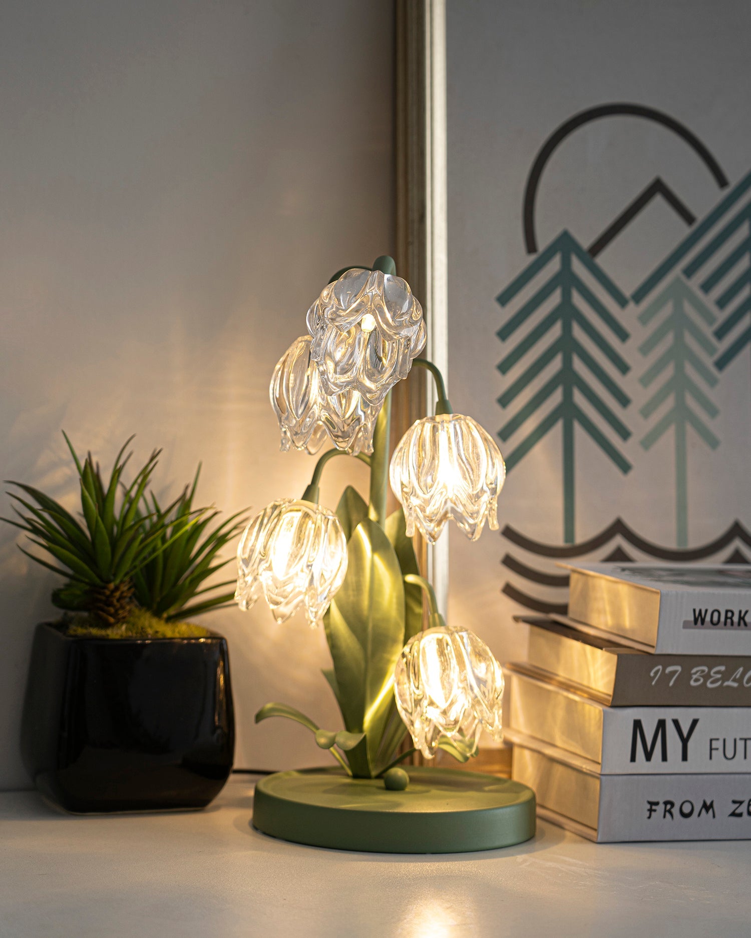Niya Green Table Lamp
