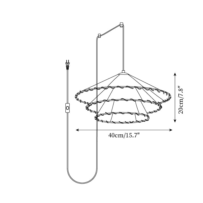 Panya Plug In Pendant Lamp