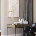 White Paper Crane Table Lamp