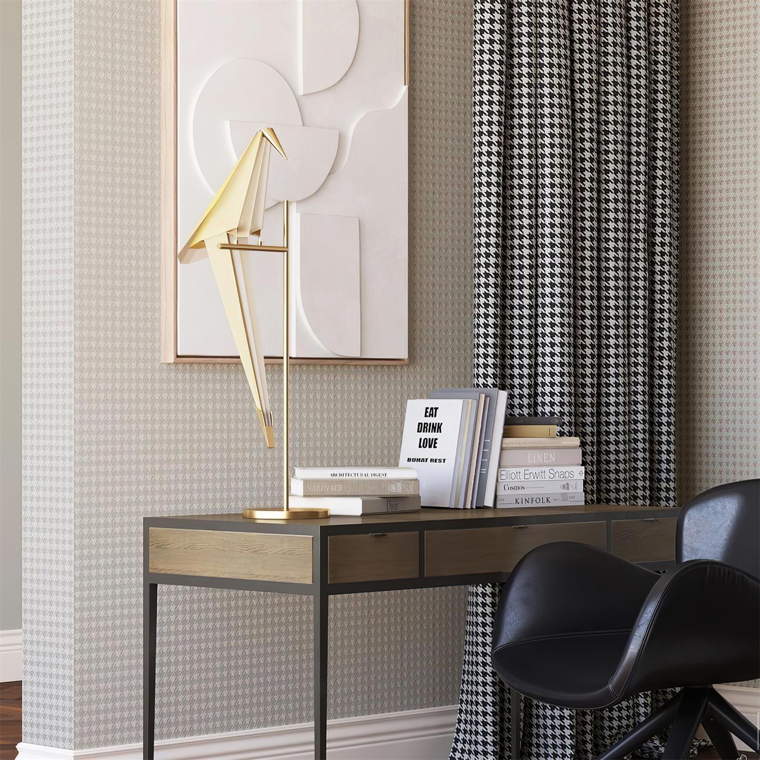 White Paper Crane Table Lamp