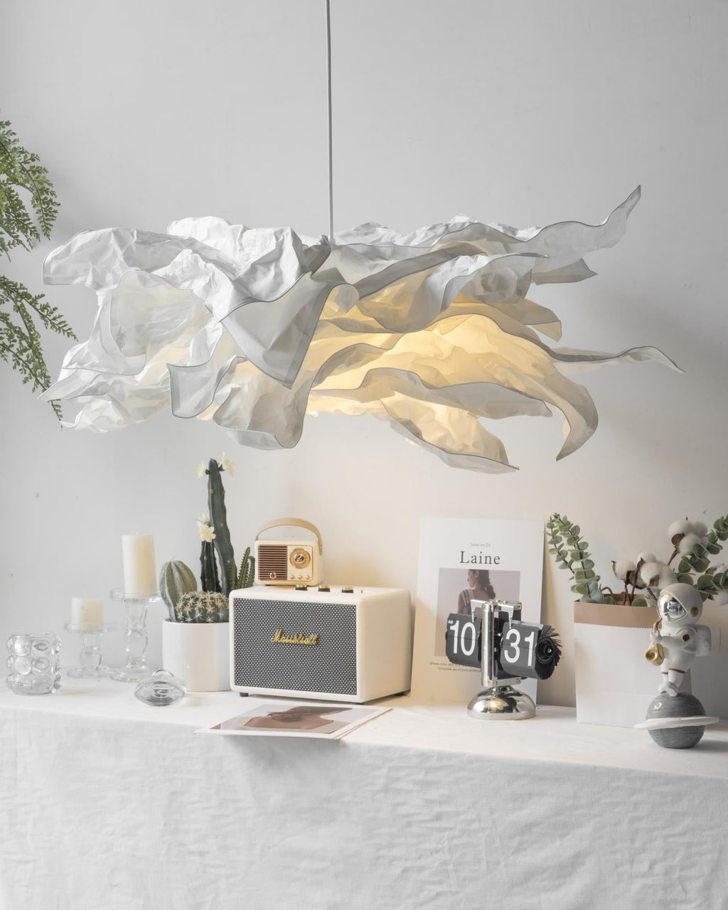 Paper Plug In Pendant Lamp