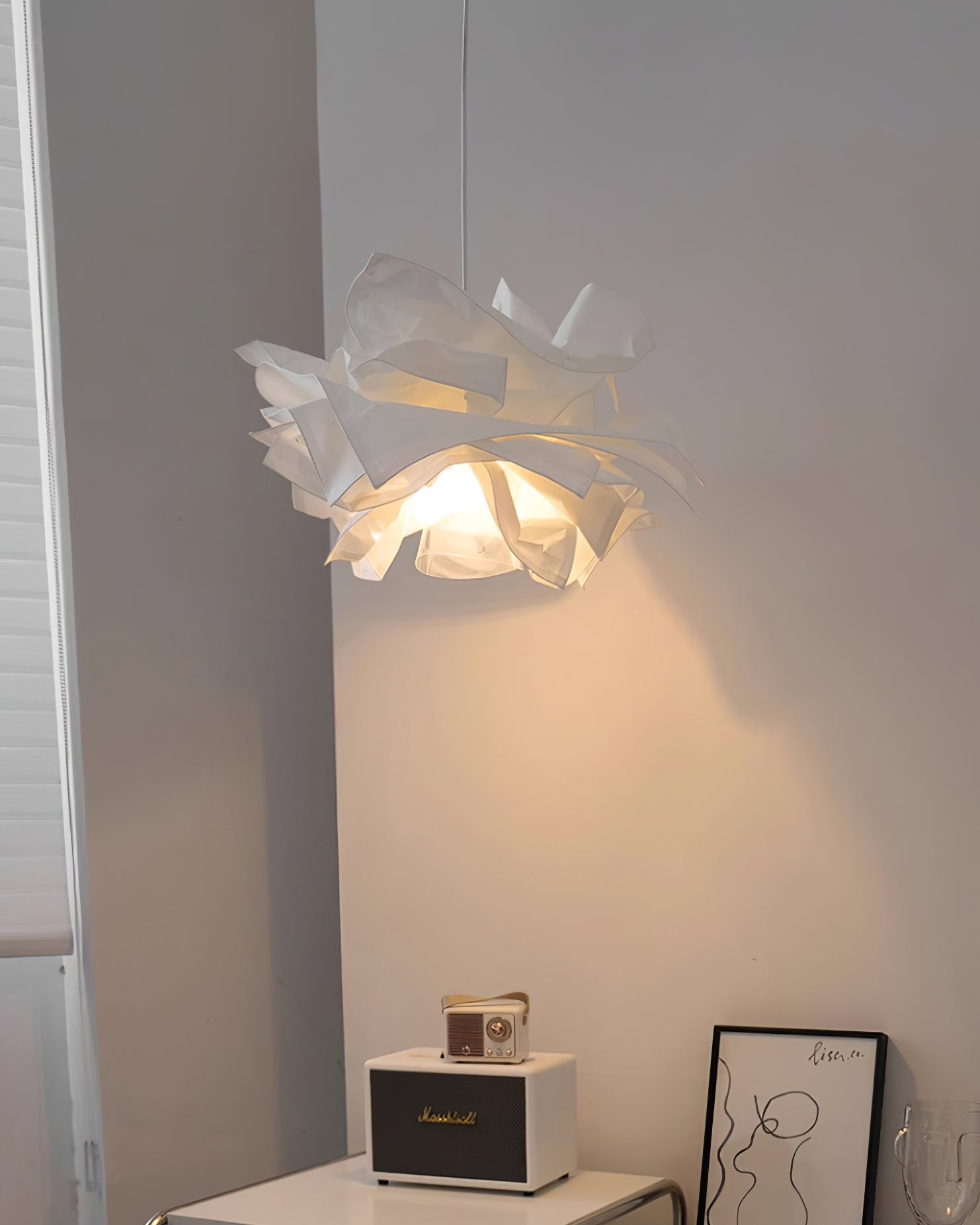 Paper Plug In Pendant Lamp