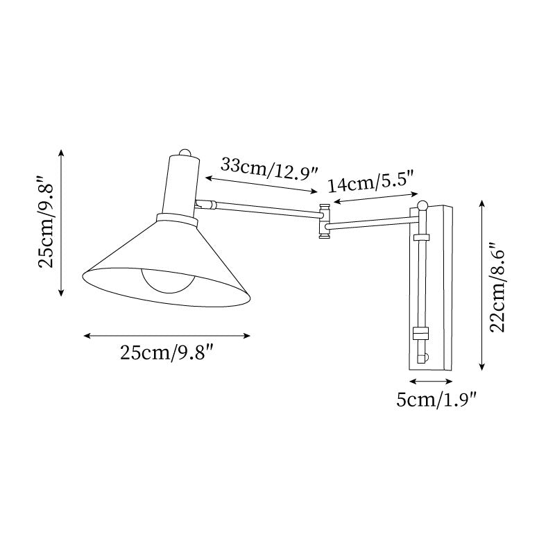 Peak Plug In Wall Lamp