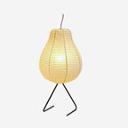 Pear Rice Paper Floor Lamp